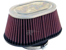 K&N Filters Фильтр воздушный (овал), вход 102мм, (длин.-10,верх-17.5*13.6, низ-23*15.8) см.