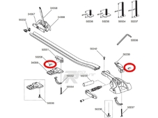 Thule Запчасть 50208 цилиндрическая гайка с отверстием M6-0.75 (Thule велокрепление 598,591,532,530)