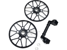 TKI Комплект установки колёс Jenni 9'' для  POLARIS ось смещения 1 INCH/2 WHEEL в комплекте (черный) в Самаре