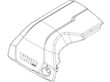 Thule Запчасть 54245 заглушка крышка боковая для упора Edge Flush Rail в Самаре